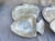 1970s Vintage Mid-Century Modern 1970s Capiz Shell Fish Bowl/Plates- Set of 4 For Sale - Image 5 of 5