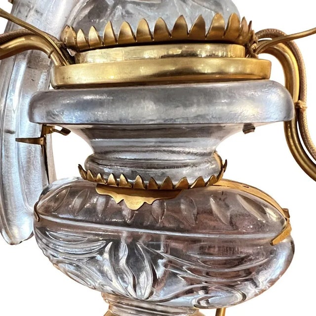 Vintage Table Lamp with Parrot and Urn from Maison Bagues, 1960s For Sale - Image 3 of 5