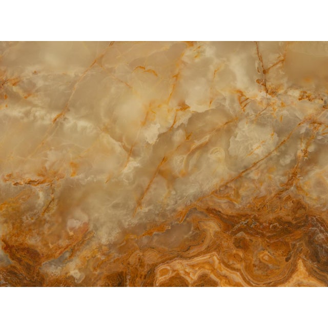 Onyx Marble Dining Table For Sale - Image 6 of 7