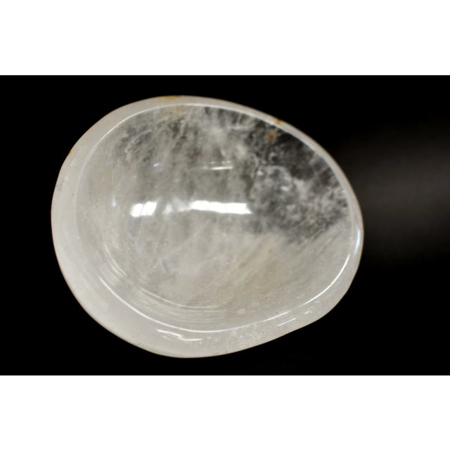 Rock Crystal Bowl 7 Lb For Sale - Image 4 of 13