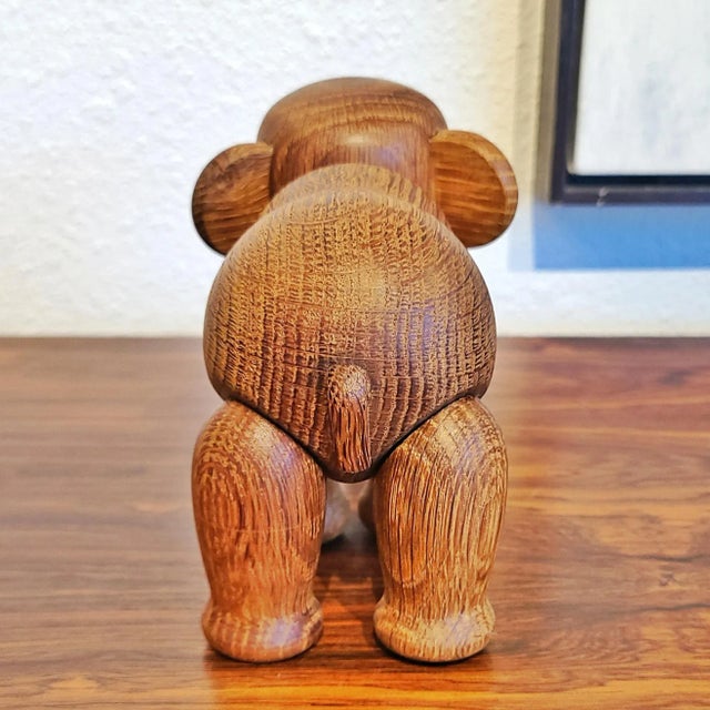 Kay Bojesen Early Original Articulated Oak Elephant by Kay Bojesen (1953, Denmark) For Sale - Image 4 of 10