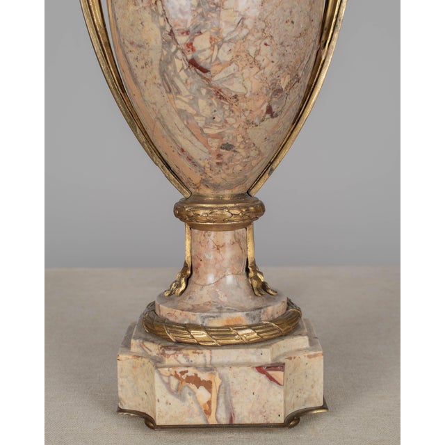 French Marble and Ormolu Table Lamp For Sale - Image 14 of 14