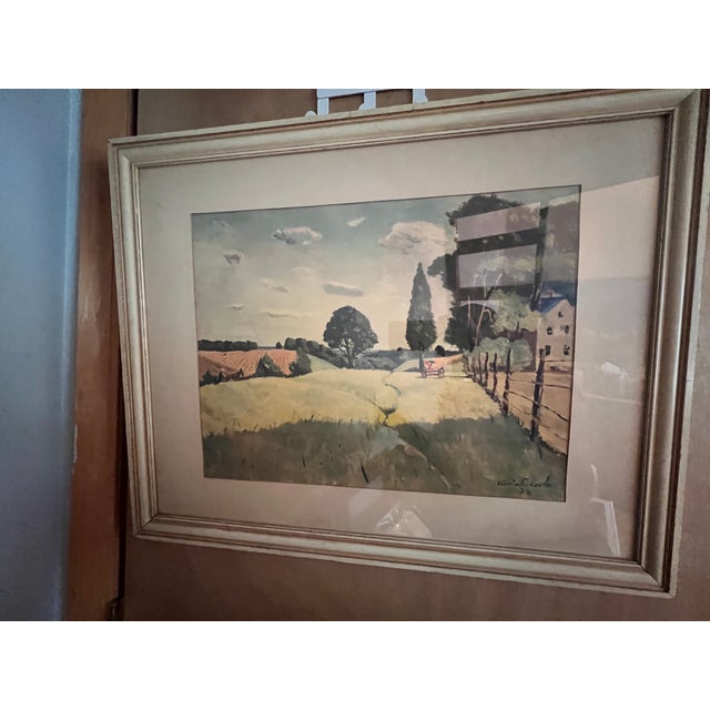 “Springtime in Virginia" by Nicolai Cikovsky, Original Print - Framed For Sale - Image 9 of 9