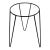 1950’s Mid-Century Modern Iron Hairpin Plant Stand For Sale
