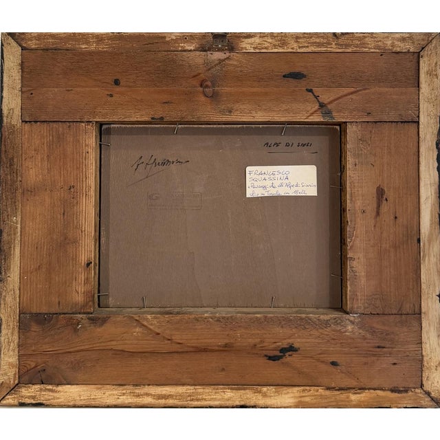 F. Squassina, Walk to the Alpe Di Siusi, Oil, Framed For Sale - Image 5 of 6