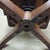 Mid-Century Traditional Taylor Chair Co. Solid Birch Walnut Swivel Banker's Chair For Sale - Image 12 of 14