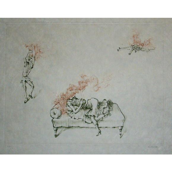Hans Bellmer, Chiselled Oeillades 12, 1972, Etching For Sale