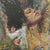 Miraculous by Lisa Fricker | Oil on collage on board abstract composition with figures and textures For Sale - Image 4 of 4