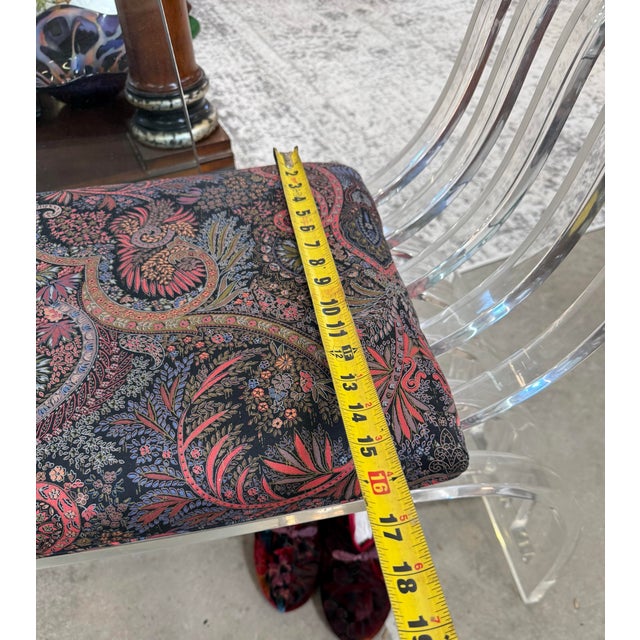 Purple 1960s Mid-Century Lucite Bench by Charles Hollis Jones For Sale - Image 8 of 8