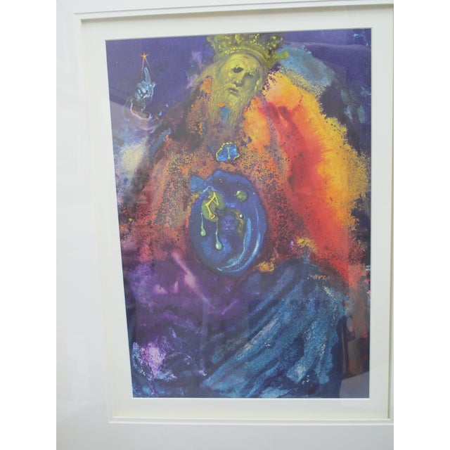 Salvador Dali lithograph in color on heavy rag paper, "Vanitas Vanitatum" or "Vanity of Vanities". Signed in plate and...