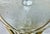 Circa 1950 Whimsical “Harp” Scalloped Gilt Edge Pedestal Cake Stand by Jeannette Glass For Sale - Image 17 of 18