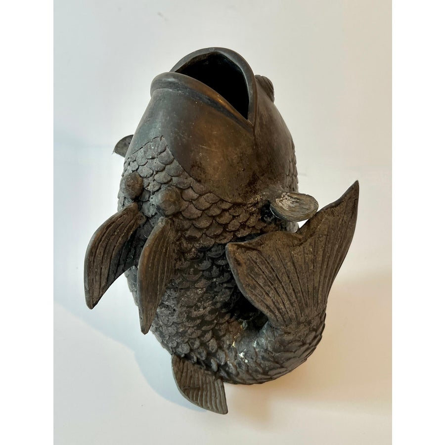 bronze-sculpture-of-a-koi-fish