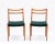 Lübke Lubke Germany Mid Century Cherry Dining Side Chairs Original Fabric - a Pair For Sale In Philadelphia - Image 6 of 13