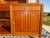 Vintage Oak Buffet with Sentry Boxes and Mirror For Sale - Image 9 of 18