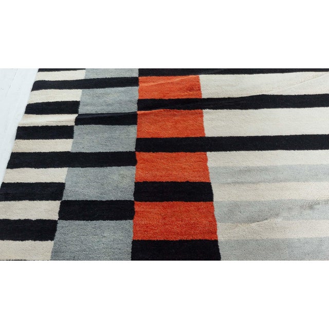 Off-white Modern Deco Rug by Doris Leslie Blau For Sale - Image 8 of 9
