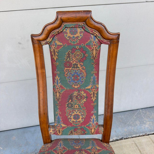 A Very Fine Antique William & Mary Side Chair with Spanish Feet, Boston, Circa 1730 A superb early-form side chair with a...