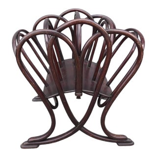 1900s Original Thonet Magazine Stand For Sale