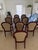 Vintage Set of 10 Century Furniture Postmodern Dining Armchairs in Florentine Rose For Sale - Image 11 of 14