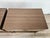 Wood Linear and Compact Bedside Tables, 1960, Set of 2 For Sale - Image 7 of 18