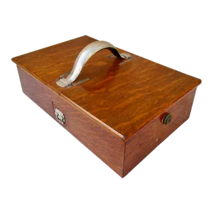 Cask Box by Mappin & Webb Sterling Silver and Oak Dated 1904