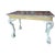 Antique Italian Gilded and Patinated Wood with Rosso Verona Marble Top 19 Century