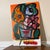1970s 1972 Original Flower Painting by Artist Peter Keil For Sale - Image 5 of 6