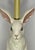 1990s 1990s Rabbit Table Lamp With Green Base For Sale - Image 5 of 13