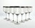Tiffin-Franciscan “Indigo” Set of 7 Claret Wine Glasses 6 3/4” 9oz No chips, cracks, or fleabites. Height 6 3/4” Length...