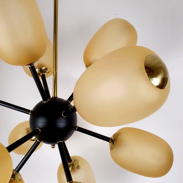 1990s Large Murano Glass Sputnik Chandelier For Sale - Image 13 of 15