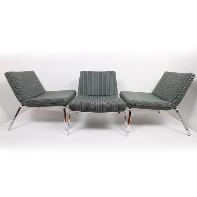 Mark Kapka For Keilhauer Retro Celia Lounge Chairs Set Of 3 Chairish