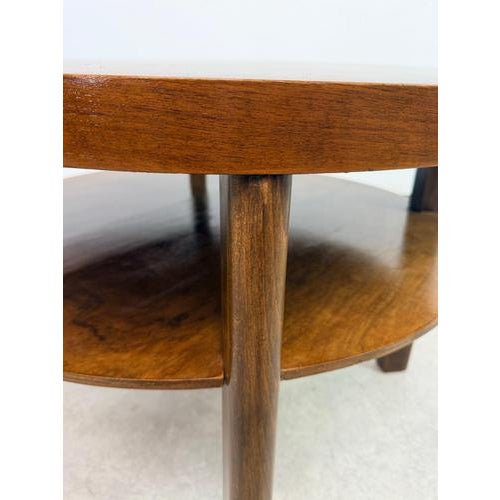 Art Deco Walnut Coffee Table attributed to Jindřich Halabala for Up Závody, 1930s For Sale - Image 3 of 9
