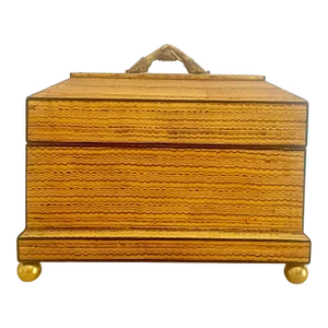 1980s Maitland Smith Humidor With Cedar and Humidity Control