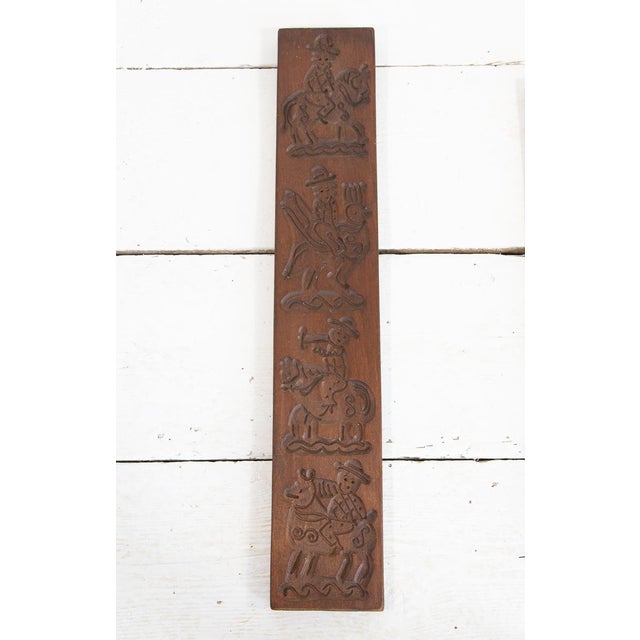 Wood Dutch Wooden Speculaas Cookie Cutters, 1920s, Set of 2 For Sale - Image 7 of 8