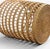 Mid-Century Modern Danish Woven Rattan Waste Basket, 1960s For Sale - Image 3 of 6