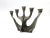 Brutalist Cast Iron Candleholder by Horst Dalbeck, 1970s For Sale - Image 4 of 10
