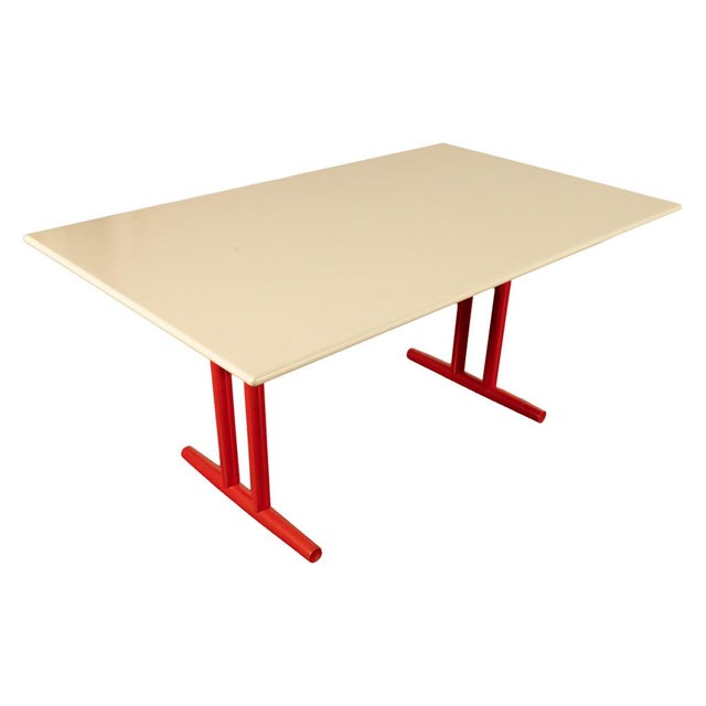 Mid Century Modern Danish Six Safari Chairs Dining Table Set by Erik Wørts 1960s For Sale - Image 17 of 18