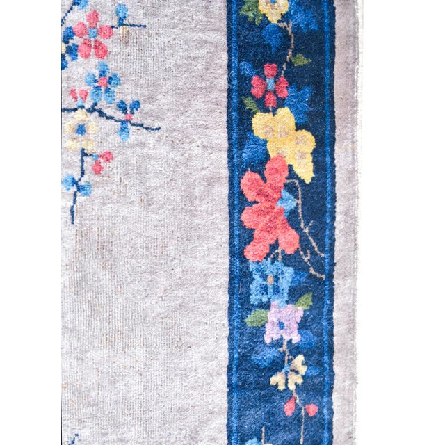 Textile 1920s Vintage Chinese Art Deco Runner For Sale - Image 7 of 12