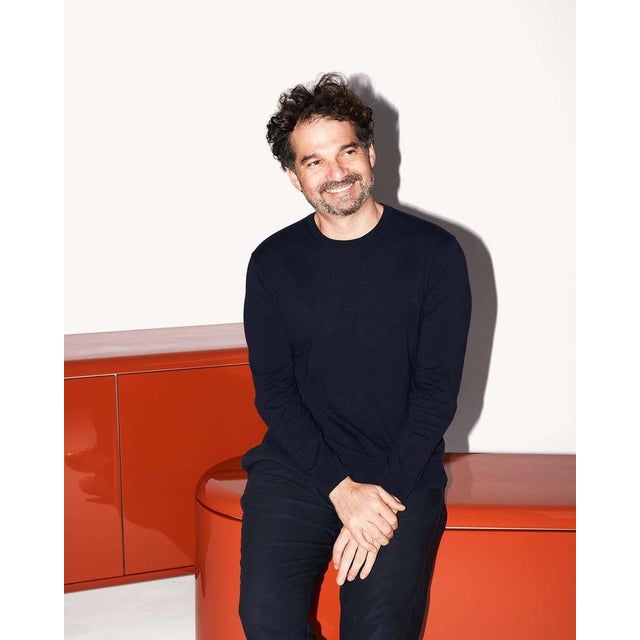 Modern White and Blue Wood Sideboard with 4 Doors and Drawers by Jaime Hayon, 2022 For Sale - Image 10 of 13