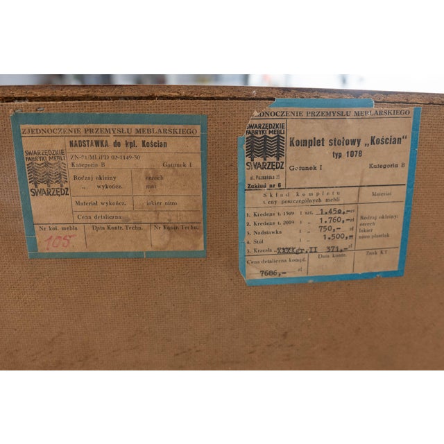 Vintage Sideboard with Display Unit from Swarzędzkie Fabryki Mebli, 1970s For Sale - Image 17 of 18