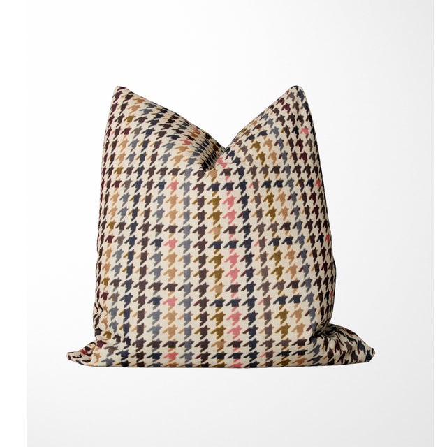 Kravet Kravet Couture Houndstooth Throw Pillow For Sale - Image 4 of 4