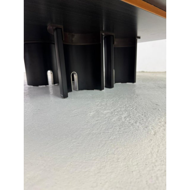 Wood Vintage Coffee Table by Giovanni Offredi for Saporiti, 1970s For Sale - Image 7 of 16