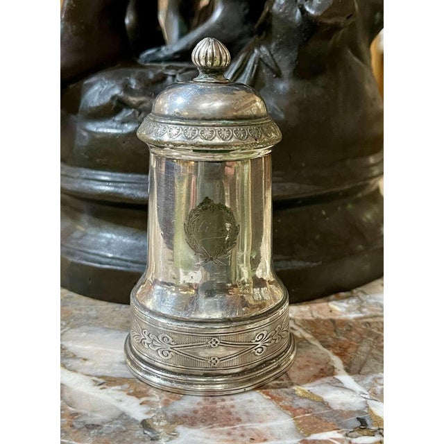 Early 20th Century Silver-Plated Pepper Mill from Christofle For Sale - Image 9 of 9