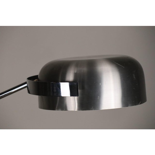 Vintage Arc Floor Lamp with Chromed Metal Arm, 1970 For Sale - Image 17 of 18