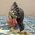 1940s Antique Figural Majolica Native American Chief Tobacco Humidor Jar, Circa 1910 For Sale - Image 5 of 11