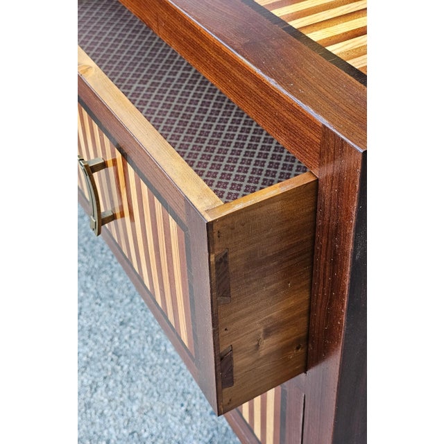 Inlaid Wooden Chests of Drawers, 1970s, Set of 2 For Sale - Image 17 of 18