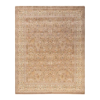 Mogul Hand-Knotted Area Rug - Beige, 8' 3" x 10' 4" For Sale