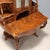 Louis Philippe Writing Desk in Walnut and Walnut Feather For Sale - Image 11 of 13