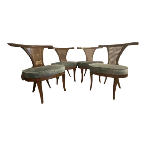 Mid-Century Modern MCM Chairs Attributed to William Billy Haines - Set of Four