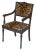 A Charming French Antique Wood Carved Chair, circa 1920's. Newly Upholstered in Clarence House Cheetah Velvet Print and...
