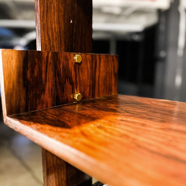 Modular Brazilian Rosewood Shelving Units by Ernesto Hauner, Brazil, 1960s - Lot 182 For Sale - Image 4 of 14